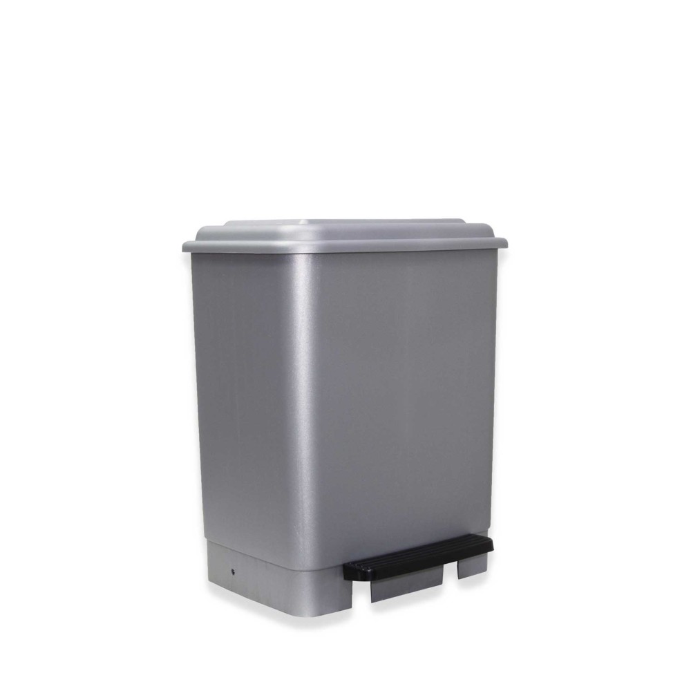 Balde Lixo com Pedal com Aro Fixa��o 26l 37.5X30X45cm