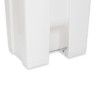 Contentor Lixo com Pedal Branco 60l 49X45X60cm