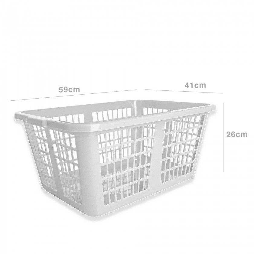 Cesto Multiusos Granito 59X41X26cm Cesto Multiusos Granito 59X41X26cm