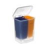 Balde Eco Duplo com Pedal Amarelo / Azul 26l (2X13l) 30X35.7X45cm