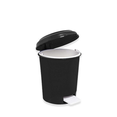 Balde com Pedal e Interior Preto 17.5l 36X32.5X40cm - Image product