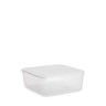 Caixa Hermética Ding Quadrada Tampa Branco 1100ml 16.5X16.5X6cm Caixa Hermética Ding Quadrada Tampa Branco 1100ml 16.5X16.5X6cm