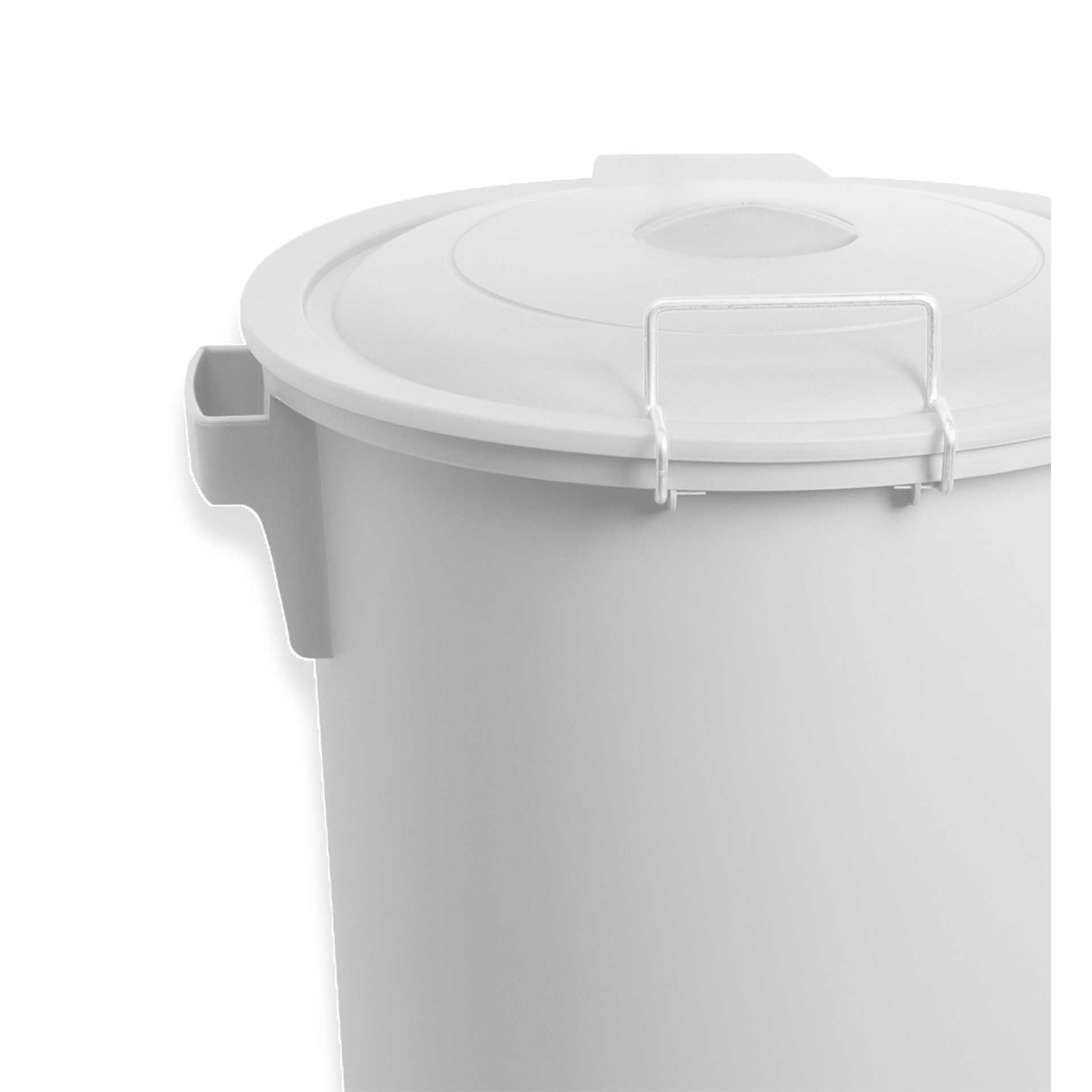 Contentor Lixo com Pedal e Rodas 80l 48X50X80cm
