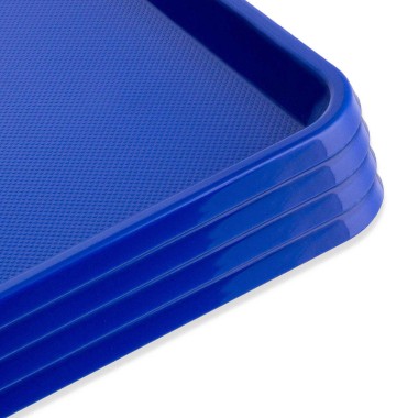 Tabuleiro Abs Self-Service Azul 48X36.5X2.5cm
