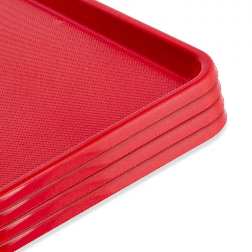 Tabuleiro Abs Self-Service Vermelho 48X36.5X2.5cm Tabuleiro Abs Self-Service Vermelho 48X36.5X2.5cm