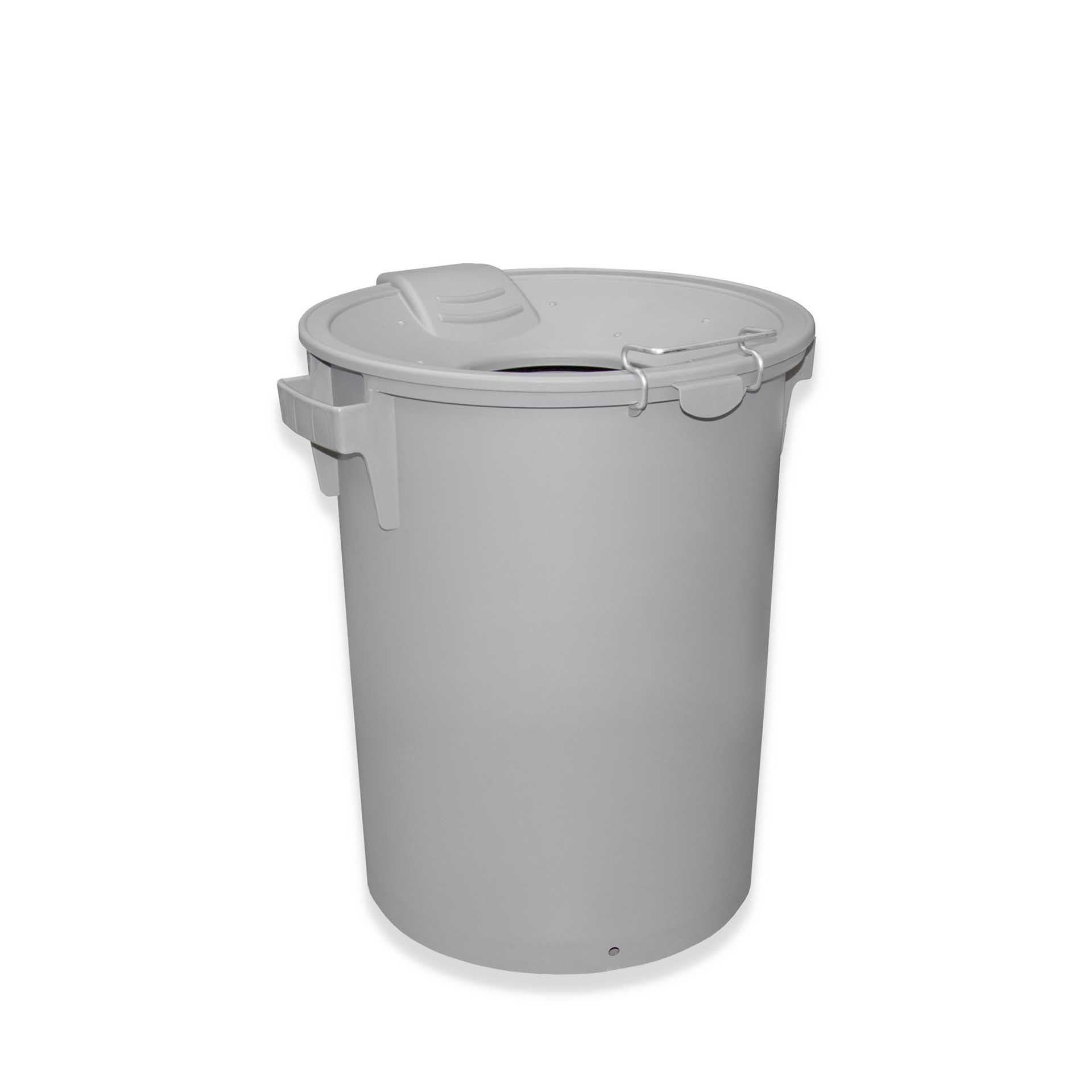 Contentor Eco Cinzento com Tampa Funil Cinzento 52l 48X50X56cm