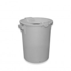 Contentor Eco Cinzento com Tampa Funil Cinzento 52l 48X50X56cm