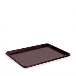 Tabuleiro Abs Self-Service Castanho 48X36.5X2.5cm