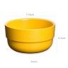 Taça Empilhável Melamina Snack Amarelo 450ml 11.8X6.3cm Taça Empilhável Melamina Snack Amarelo 450ml 11.8X6.3cm
