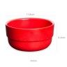 Taça Empilhável Melamina Snack Vermelho 450ml 11.8X6.3cm Taça Empilhável Melamina Snack Vermelho 450ml 11.8X6.3cm