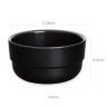 Taça Empilhável Melamina Snack Preto 450ml 11.8X6.3cm Taça Empilhável Melamina Snack Preto 450ml 11.8X6.3cm