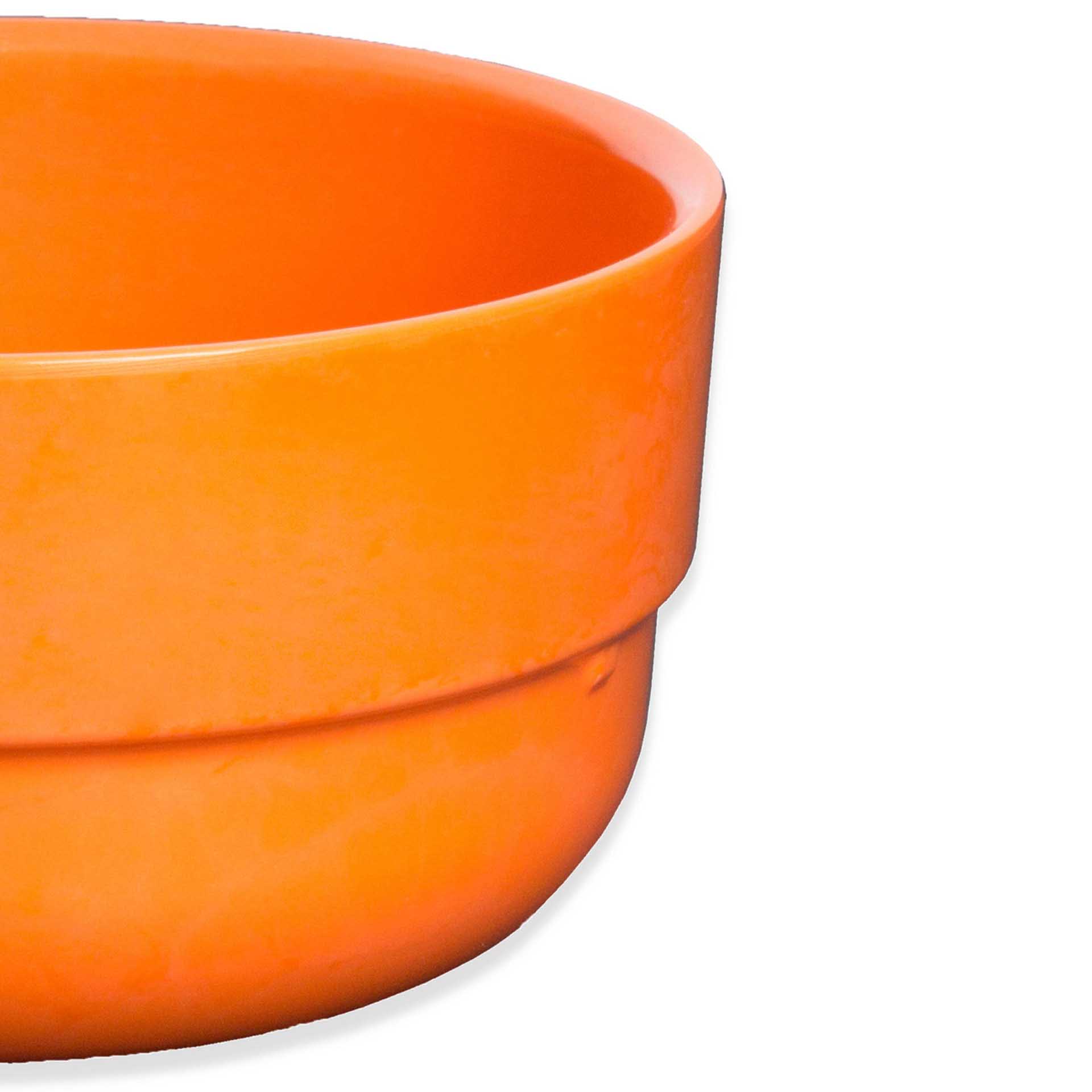 Taça Empilhável Melamina Snack Laranja 450ml 11.8X6.3cm