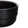 Taça Empilhável Melamina Snack Preto 450ml 11.8X6.3cm Taça Empilhável Melamina Snack Preto 450ml 11.8X6.3cm