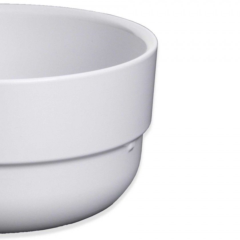 Taa Empilhvel Melamina Snack Branco 450ml 11.8X6.3cm