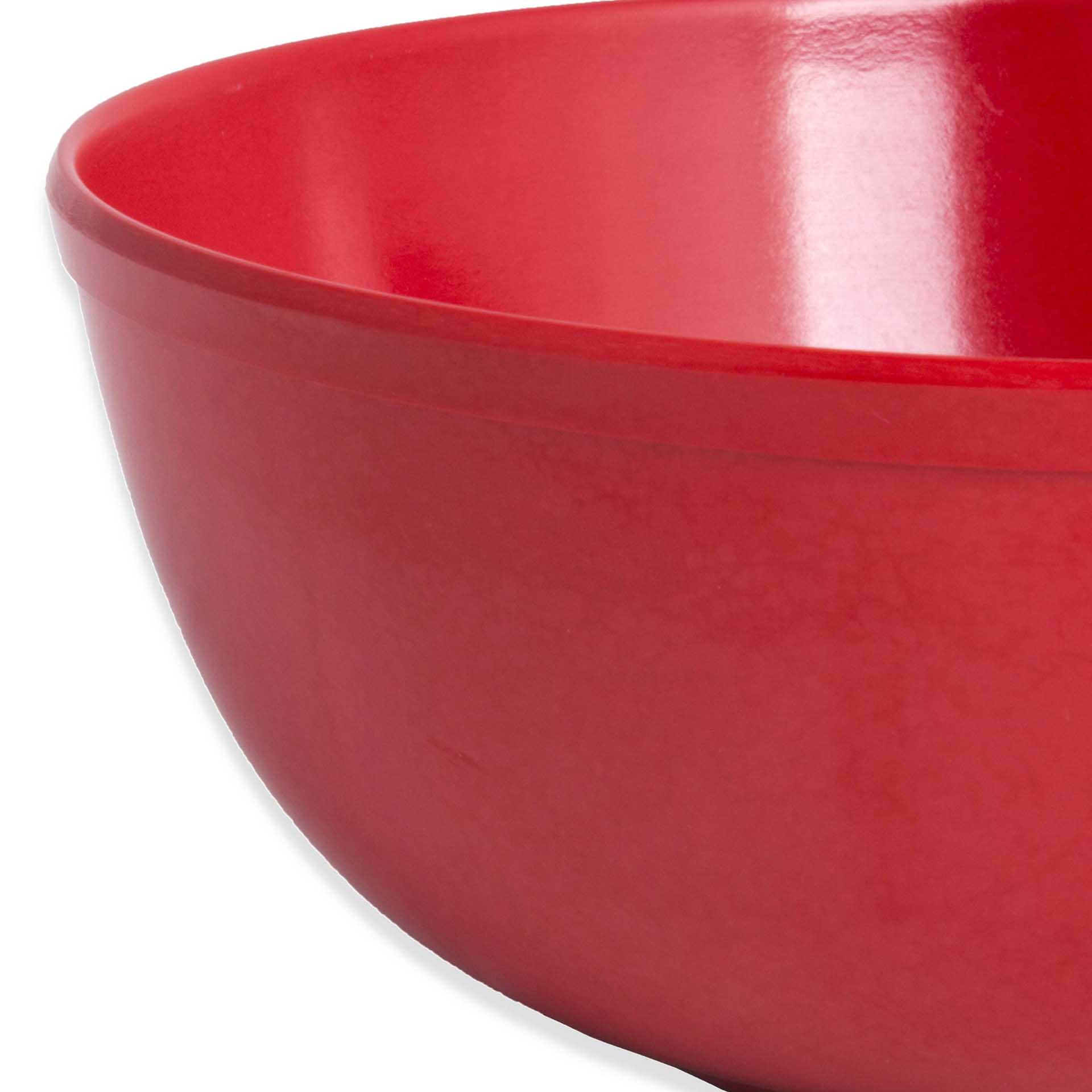 Tigela Melamina Vermelho 2500ml 22X10.5cm