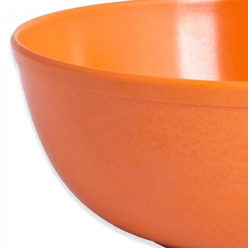 Tigela Melamina Laranja 2500ml 22X10.5cm Tigela Melamina Laranja 2500ml 22X10.5cm
