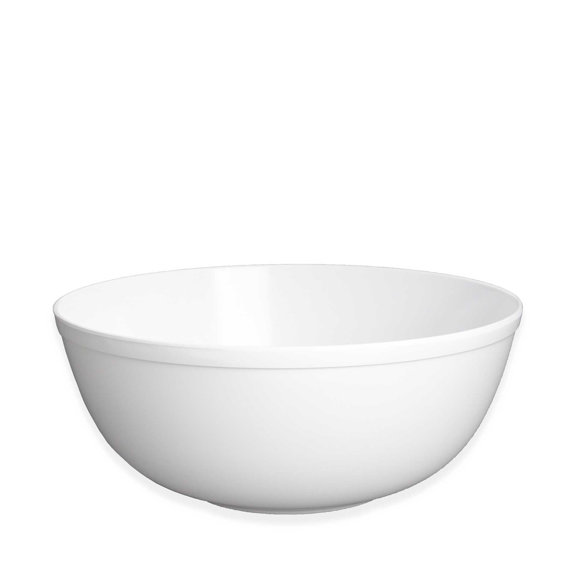 Tigela Melamina Branco 3900ml 26X11cm