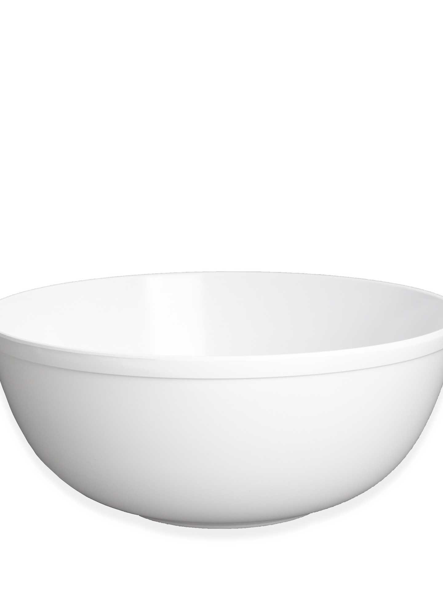 Tigela Melamina Branco 3900ml 26X11cm