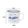 Caneca Esmalte Decorada Adventure 500ml 10X8.9cm Caneca Esmalte Decorada Adventure 500ml 10X8.9cm