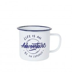 Caneca Esmalte Decorada Adventure 500ml 10X8.9cm