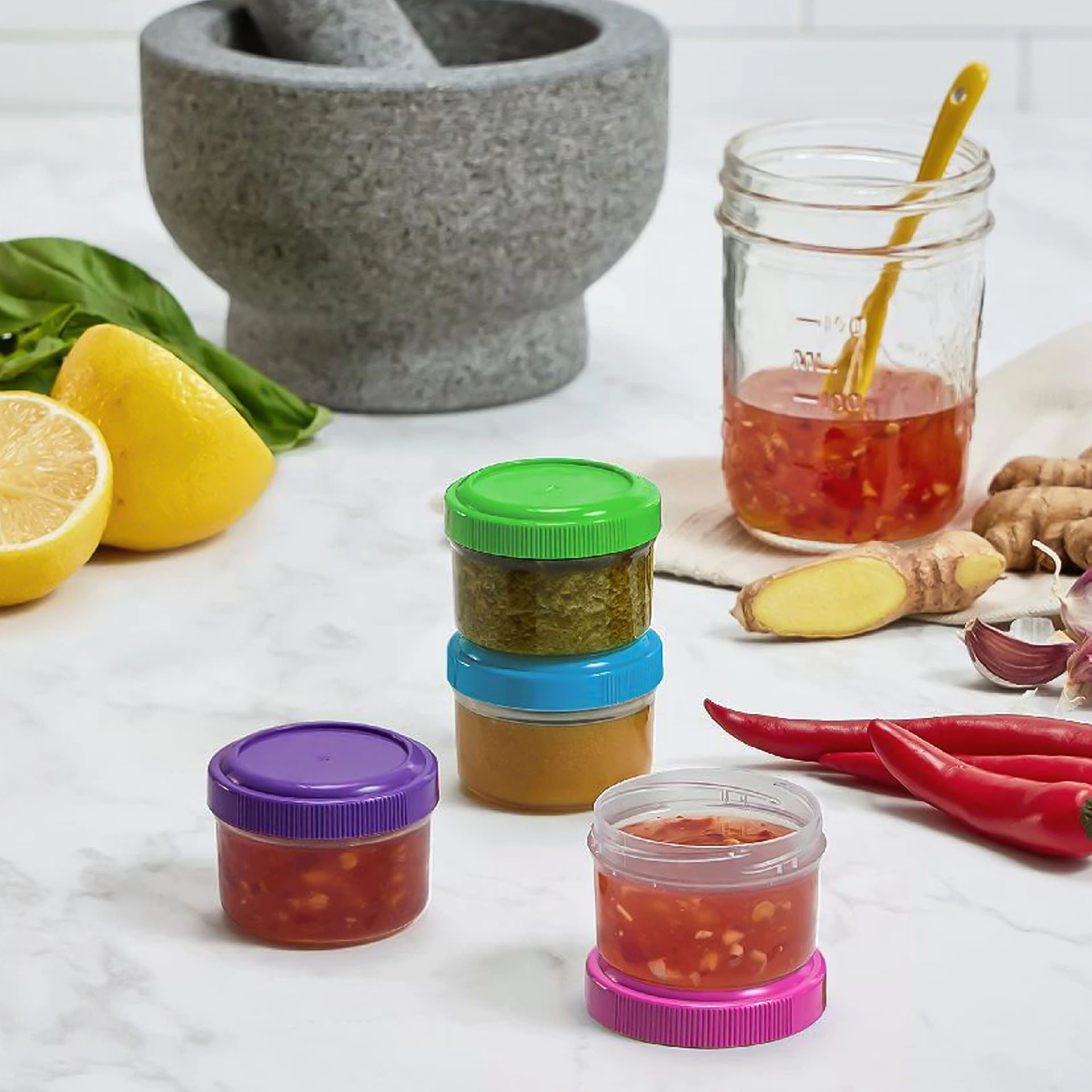 Caixa Hermética Redondo 35ml 4.5X3.4cm