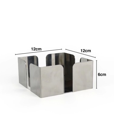 Suporte Guardanapos Cocktail 12X12X6cm