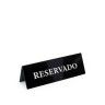 Placa Reservado Acrlico 15X5cm