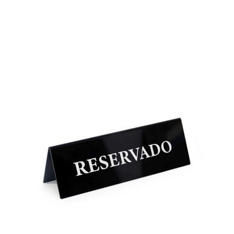 Placa Reservado Acrílico 15X5cm - Image product