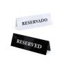 Placa Reservado Acrlico 15X5cm