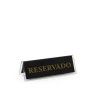Placa Reservado Acrlico 12X4cm