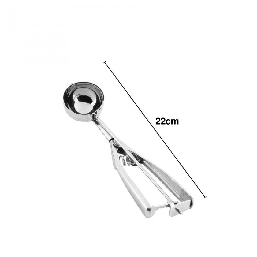 Colher Gelado Inox 22cm Colher Gelado Inox 22cm