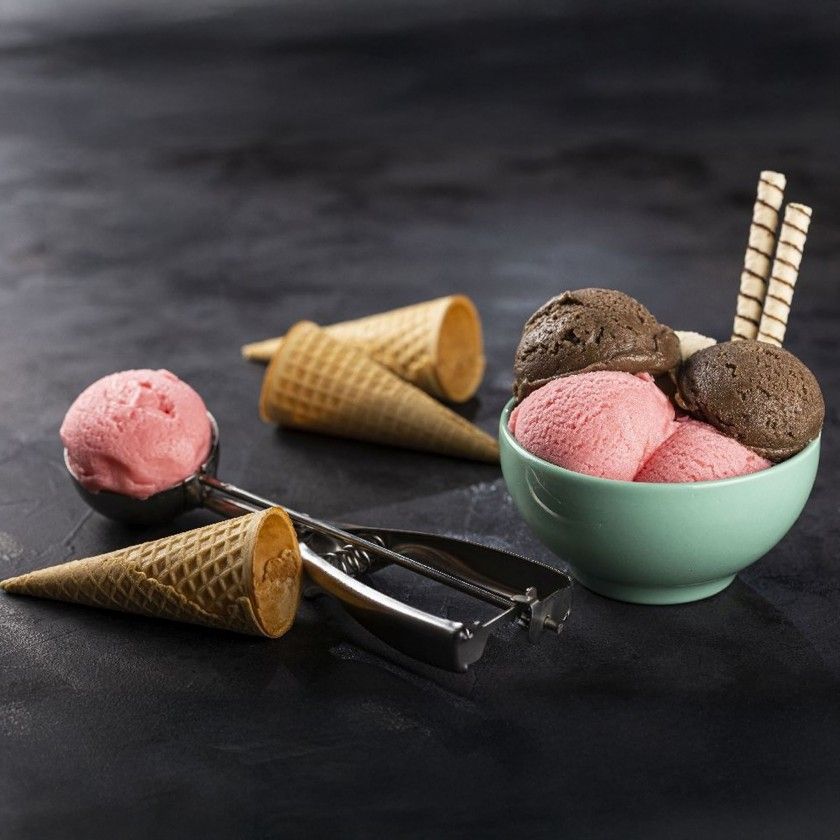 Colher Gelado Inox 22cm Colher Gelado Inox 22cm