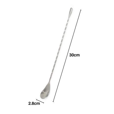 Colher Cocktail Inox 30X2.8cm - Image product