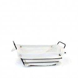 Cesto Po Metal / Tecido Retangular 29X20X11.7cm