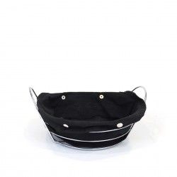 Cesto Po Metal / Tecido Redondo 23X7cm