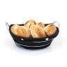 Cesto Pão Metal / Tecido Redondo 23X7cm Cesto Pão Metal / Tecido Redondo 23X7cm