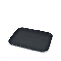 Bandeja Servio Antideslizante Preto 36X46cm