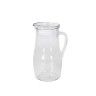 Jarro Vidro com Tampa 1800ml 16X10X24cm Jarro Vidro com Tampa 1800ml 16X10X24cm