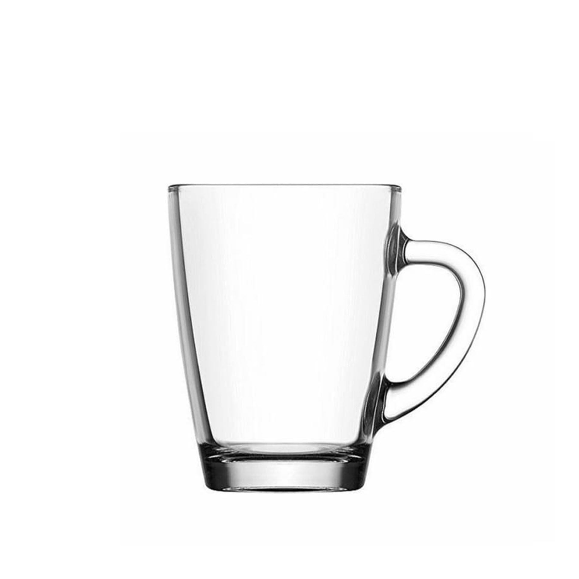 Caneca Vidro Vega com Asa Pack 6