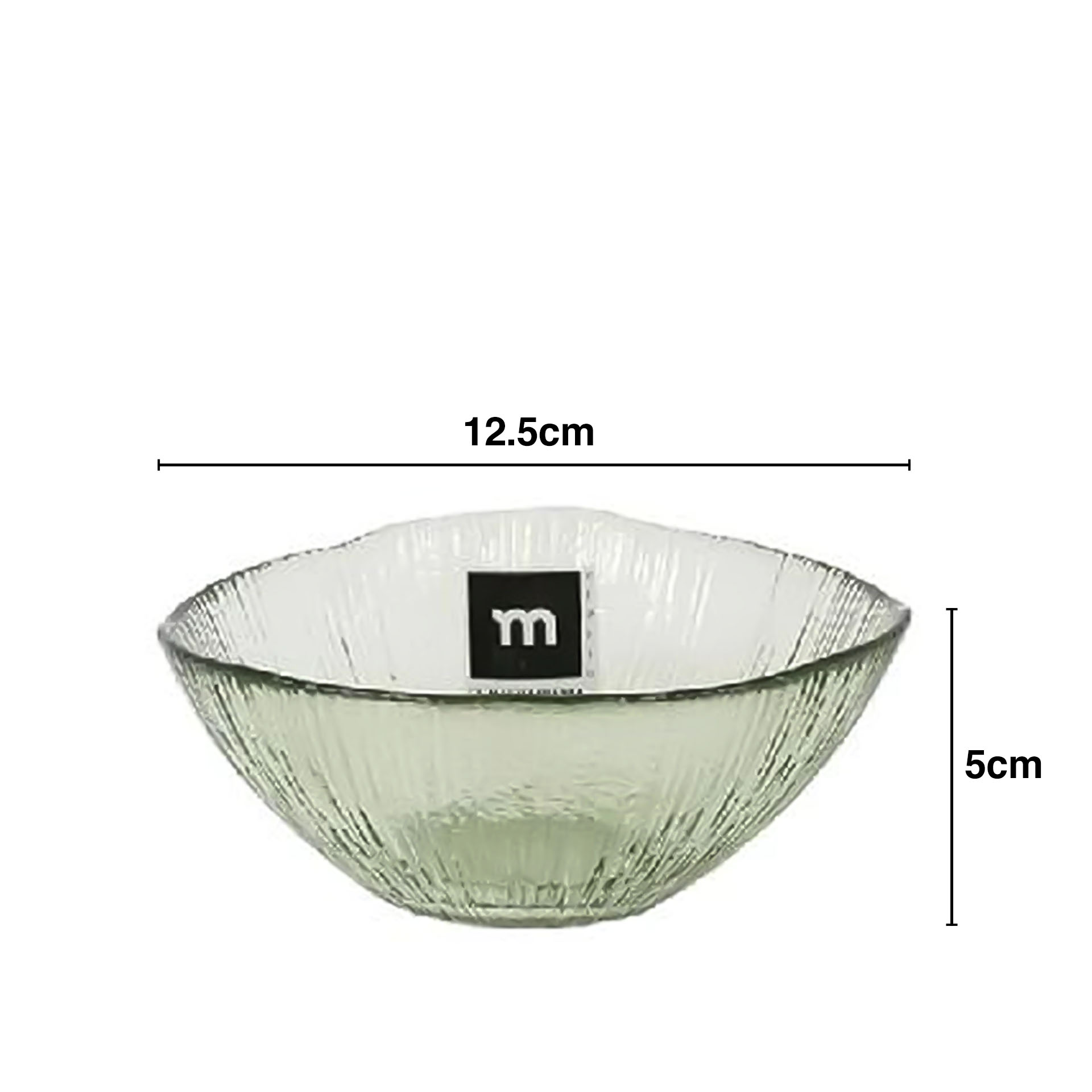 Taça Vidro Snacks Colorida Sortida 12.5X5cm