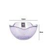 Ta�a Vidro Snacks Colorida Sortida 12X6cm