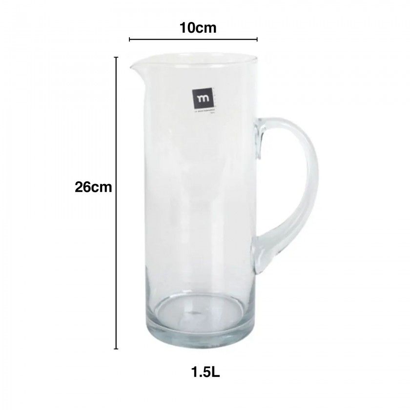 Jarro Vidro Toscana com Asa Jarro Vidro Toscana com Asa