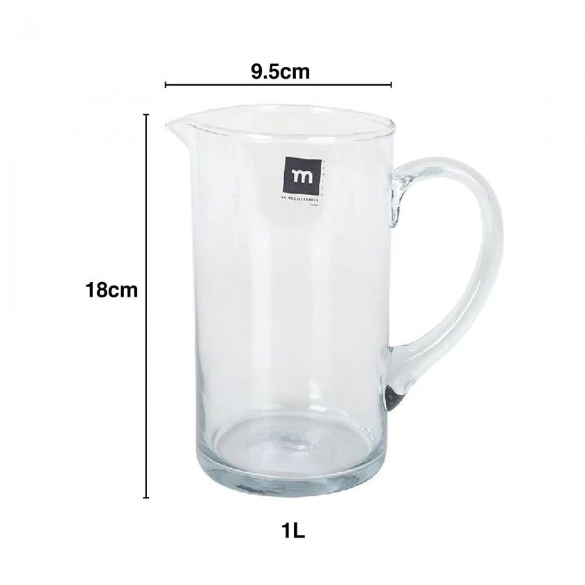 Jarro Vidro Toscana com Asa Jarro Vidro Toscana com Asa