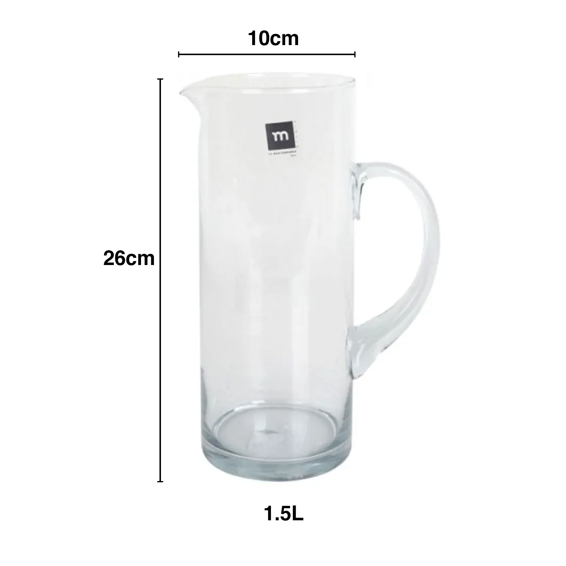 Jarro Vidro Toscana com Asa