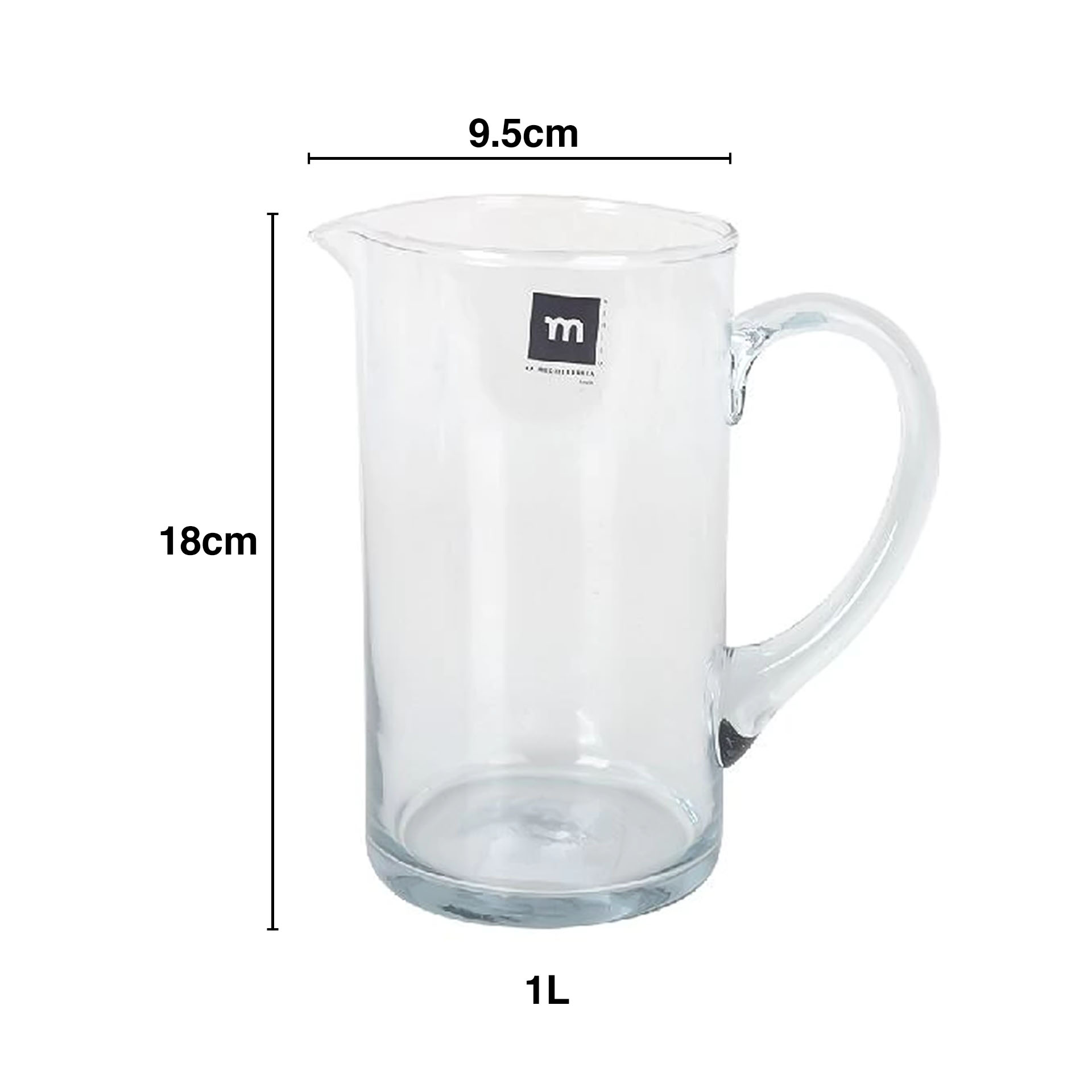 Jarro Vidro Toscana com Asa