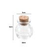 Frasco Vidro Tampa Cortia Redondo 50ml 5X6cm