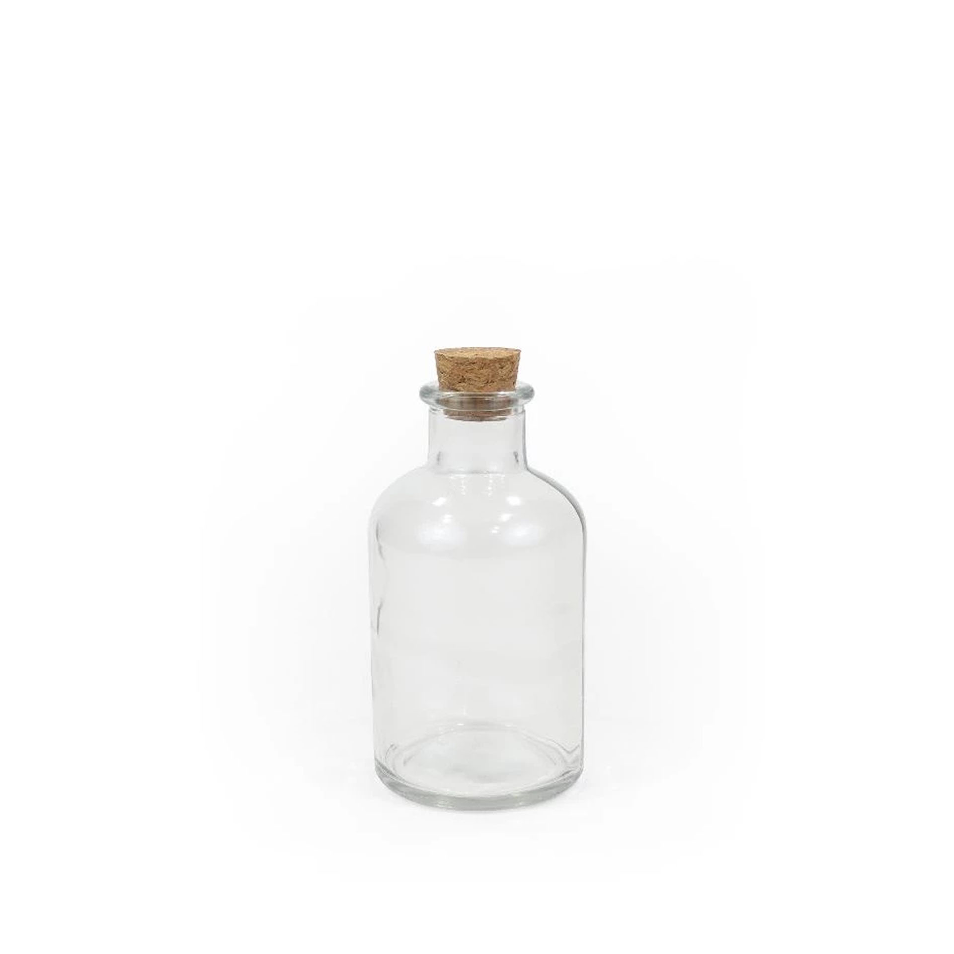 Garrafa Vidro Tampa Cortiça Redonda