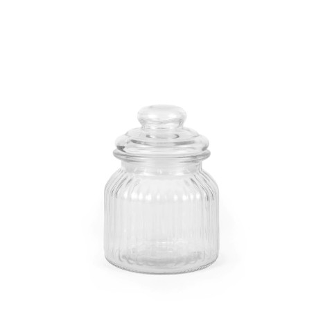 Frasco Vidro Linhas com Tampa Redondo - Image product