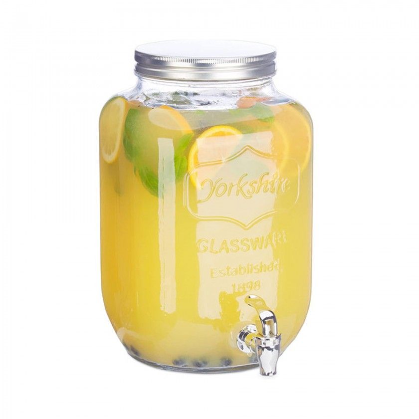 Dispensador Lquido Rustik com Torneira 8L 22X22X37cm