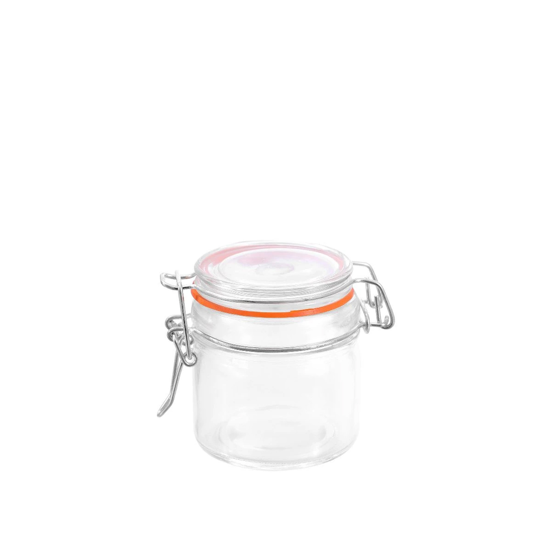 Frasco Hermético Vidro com Clip